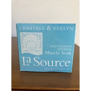 Crabtree & Evelyn La Source Revitalizing Mineral Muscle Soak Dead Sea Salts Bath